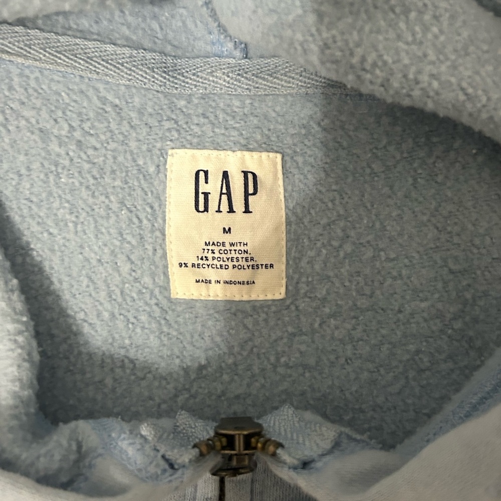 Blue Gap zip up hoodie